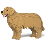 Jekca - Golden Retriever 01-M04 - Big - Lego - Scultura - Costruzione - 4D - Animali di Mattoncini - Toys