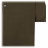 Tom Ford - Dark Olive Short Sleeves Polo Shirt - Tom Ford Exclusive Luxury Collection