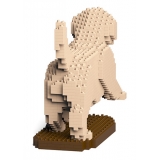 Jekca - Golden Retriever 05-M02 - Big - Lego - Sculpture - Construction - 4D - Brick Animals - Toys