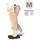 Jekca - Golden Retriever 04-M01 - Big - Lego - Scultura - Costruzione - 4D - Animali di Mattoncini - Toys