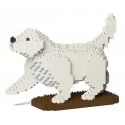 Jekca - Golden Retriever 05-M01 - Big - Lego - Sculpture - Construction - 4D - Brick Animals - Toys