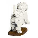 Jekca - Golden Retriever 05-M01 - Big - Lego - Sculpture - Construction - 4D - Brick Animals - Toys