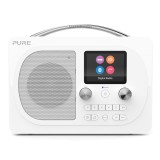 Pure - Evoke H4 - Prestige Edition - Bianco - Radio Portatile DAB / DAB + Radio FM con Bluetooth - Radio Digitale Alta Qualità