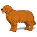 Jekca - Golden Retriever 01-M01 - Big - Lego - Sculpture - Construction - 4D - Brick Animals - Toys