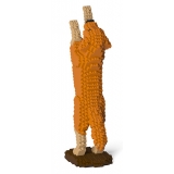 Jekca - Golden Retriever 04-M02 - Big - Lego - Sculpture - Construction - 4D - Brick Animals - Toys