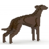 Jekca - Greyhound 01-M04 - Big - Lego - Sculpture - Construction - 4D - Brick Animals - Toys