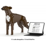 Jekca - Greyhound 01-M04 - Big - Lego - Sculpture - Construction - 4D - Brick Animals - Toys