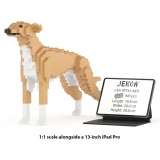 Jekca - Greyhound 01-M01 - Big - Lego - Sculpture - Construction - 4D - Brick Animals - Toys