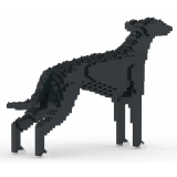 Jekca - Greyhound 01-M02 - Big - Lego - Sculpture - Construction - 4D - Brick Animals - Toys