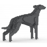 Jekca - Greyhound 01-M03 - Big - Lego - Sculpture - Construction - 4D - Brick Animals - Toys