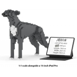 Jekca - Greyhound 01-M03 - Big - Lego - Sculpture - Construction - 4D - Brick Animals - Toys