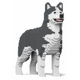 Jekca - Husky 4-in-1 Pack 01-M04 - Big - Lego - Scultura - Costruzione - 4D - Animali di Mattoncini - Toys