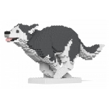 Jekca - Husky 4-in-1 Pack 01-M04 - Big - Lego - Scultura - Costruzione - 4D - Animali di Mattoncini - Toys