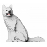 Jekca - Husky 4-in-1 Pack 01-M02 - Big - Lego - Scultura - Costruzione - 4D - Animali di Mattoncini - Toys