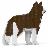 Jekca - Husky 01-M03 - Big - Lego - Scultura - Costruzione - 4D - Animali di Mattoncini - Toys