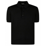 Tom Ford - Black Short Sleeves Polo Shirt - Tom Ford Exclusive Luxury Collection