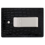 Tom Ford - Black Calf Leather in Cocco Print Effect - Tom Ford Exclusive Luxury Collection