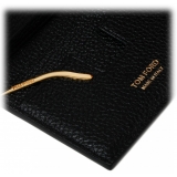 Tom Ford - Black Logo Plaque Cardholder - Tom Ford Exclusive Luxury Collectio