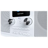 Pure - Evoke H6 - Prestige Edition - Bianco - Radio Portatile DAB / DAB + Radio FM con Bluetooth - Radio Digitale Alta Qualità
