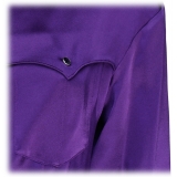 Tom Ford - Purple Satin Western Style Shirt - Tom Ford Exclusive Luxury Collection