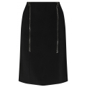 Tom Ford - Black Zip Detail Pencil Skirt - Tom Ford Exclusive Luxury Collection