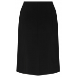 Tom Ford - Black Zip Detail Pencil Skirt - Tom Ford Exclusive Luxury Collection