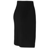 Tom Ford - Black Zip Detail Pencil Skirt - Tom Ford Exclusive Luxury Collection