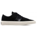 Tom Ford - Sneakers con Toppa con Logo Nero e Crema - Tom Ford Exclusive Luxury Collection