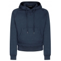 Tom Ford - Dark Blue Cotton Drawstring Hoodie - Tom Ford Exclusive Luxury Collection