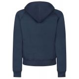 Tom Ford - Dark Blue Cotton Drawstring Hoodie - Tom Ford Exclusive Luxury Collection