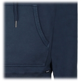 Tom Ford - Dark Blue Cotton Drawstring Hoodie - Tom Ford Exclusive Luxury Collection