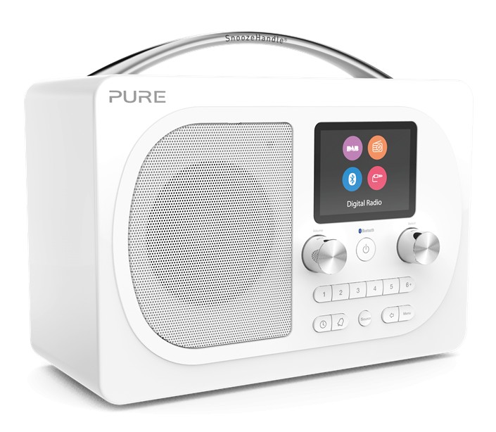 Pure - Siesta Rise Marius - Blu - Radio Sveglia da Comodino DAB + / FM con  Bluetooth - Radio Digitale di Alta Qualità - Avvenice