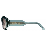 Dior - Occhiali da Sole - DiorSignature S13I - Verde Acqua Trasparente - Dior Eyewear