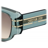 Dior - Occhiali da Sole - DiorSignature S13I - Verde Acqua Trasparente - Dior Eyewear