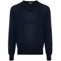 Tom Ford - Maglione in Maglia Fine Blu Navy - Tom Ford Exclusive Luxury Collection