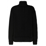 Tom Ford - Black Alpaca Roll Neck Knitted Sweater - Tom Ford Exclusive Luxury Collection