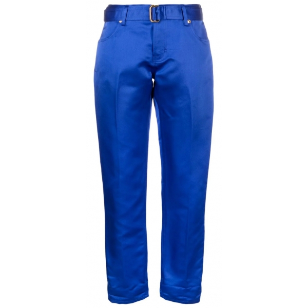 Tom Ford - Pantaloni in Raso di Seta Cropped - Tom Ford Exclusive Luxury Collection