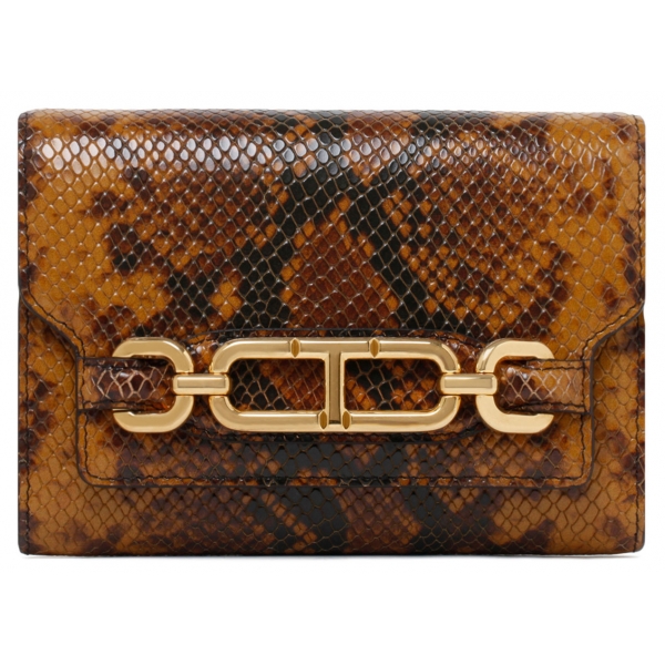 Tom Ford - Borsa a Tracolla Whitney Decorata con Patta Frontale - Tom Ford Exclusive Luxury Collection