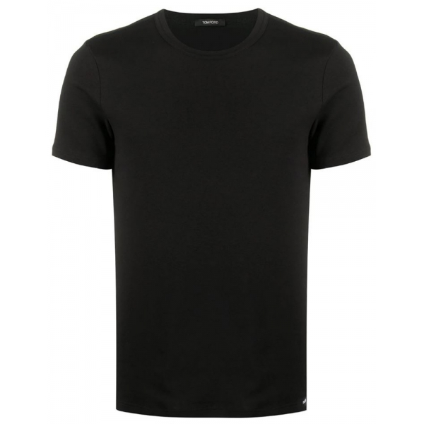 Tom Ford - Black Crew Neck T-Shirt - Tom Ford Exclusive Luxury Collection