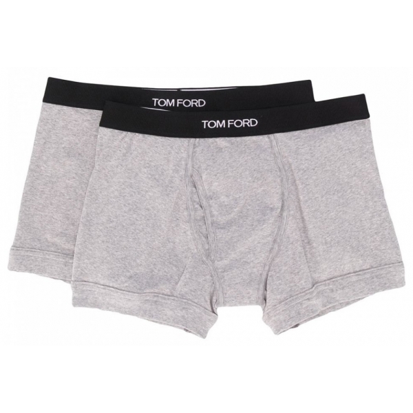 Tom Ford - Boxer Slip Grigio Bi-Pack - Tom Ford Exclusive Luxury Collection