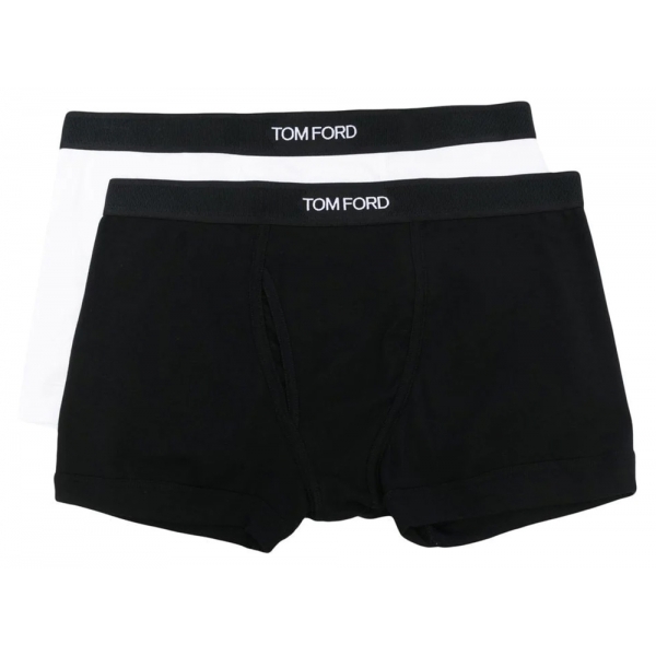 Tom Ford - Bi-Pack Boxer Brief - Black White - Tom Ford Exclusive Luxury Collection