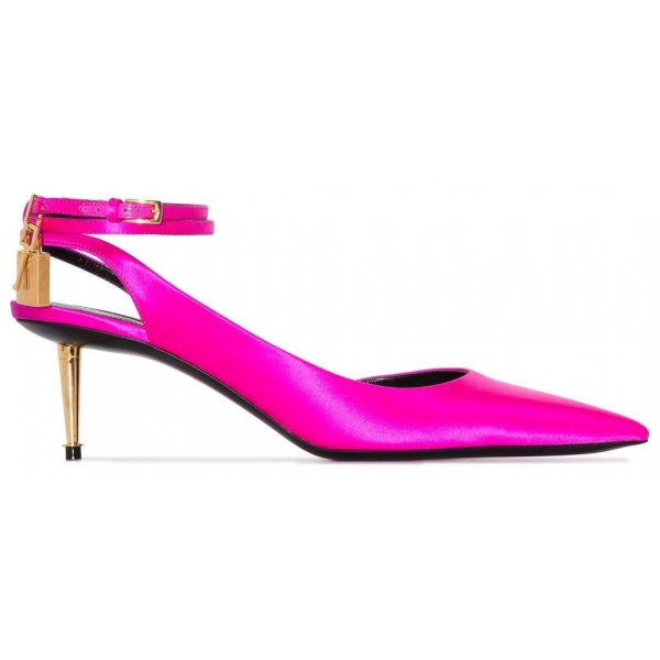 Tom Ford - Pink Padlock Slingback Pumps - Tom Ford Exclusive Luxury Collection