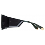 Stella McCartney - Translucent Rectangle Sunglasses - Translucent Grey Monochrome - Sunglasses - Stella McCartney