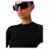 Stella McCartney - Translucent Rectangle Sunglasses - Translucent Grey Monochrome - Sunglasses - Stella McCartney