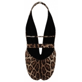 Dolce & Gabbana - Costume da Bagno con Stampa Leopardo - Dolce & Gabbana Exclusive Luxury Collection