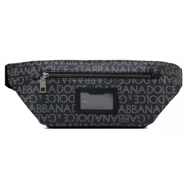 Dolce & Gabbana - Grey Logo Belt Bag - Dolce & Gabbana Exclusive Luxury Collection