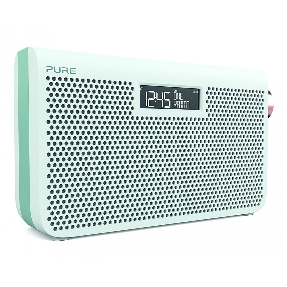 Pure - One Maxi Series 3s - Bianco Giada - Stereo Portatile DAB / DAB + e Radio  FM - Stile Moderno - Radio Digitale Alta Qualità - Avvenice