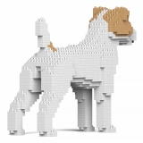 Jekca - Jack Russell Terrier 01-M03 - Big - Lego - Scultura - Costruzione - 4D - Animali di Mattoncini - Toys