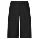 Dolce & Gabbana - Black Cargo Shorts - Dolce & Gabbana Exclusive Luxury Collection