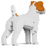 Jekca - Jack Russell Terrier 01-M01 - Big - Lego - Scultura - Costruzione - 4D - Animali di Mattoncini - Toys